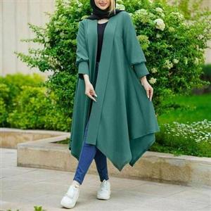 مانتو بلند و شیک مدل ساحل جنس حریر خنک