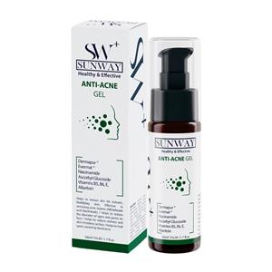 سان وی ژل ضد جوش  SUNWAY ANTI ACNE GEL  برای پوست چرب و جوشدار سان وی