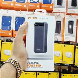 پاور بانک 20000 اورجینال برند پرودو صفحه نمایش دیجیتال