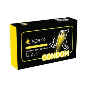 کاندوم مدل Spark بسته 12 عددی 