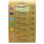 عود دست ساز هندی هفت چاکرا Natural Chakra Collection  هفت شرف حاوی هفت بسته عود