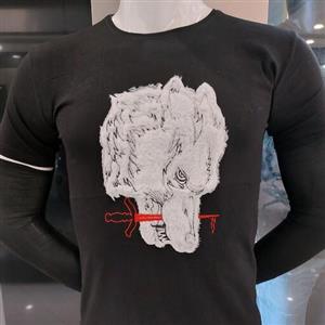تیشرت پنبه سوپر گرگ