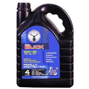 روغن موتور خودرو وایلد باک مدل fully synthetic حجم 4 لیتر Wild Buck 4L 10W40 Car Engine Oil