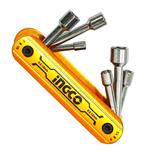 INGCO HFND0601 Folding Nut Driver Set 6pcs