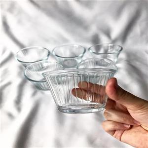 پیاله پاشاباغچه مدل Krem Karamel کد 53298 بسته 6 عددی