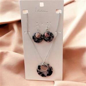 نیم ست ست گردنبند و گوشواره گردنبند و گوشواره مجلسی گردنبند وارداتی نیم ست ضد حساسیت گردنبند و گوشواره