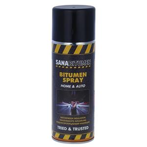 اسپری عایق رطوبتی سانا بیتومن مدل BITUMEN SPRAY کد 01 حجم 400 میلی لیتر
