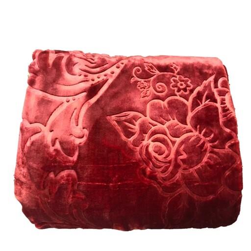 پتو یک نفره ساده ،لاله مهرگان زنبق