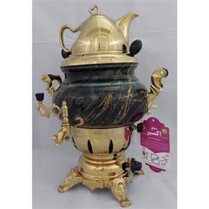سماور اکسیر طرح سنگ ماربل عدسی Exir (ارسال با باربری و پس کرایه)