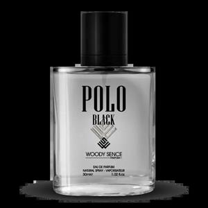 عطر جیبی مردانه وودی سنس مدل Polo Black حجم 30 میلی لیتر