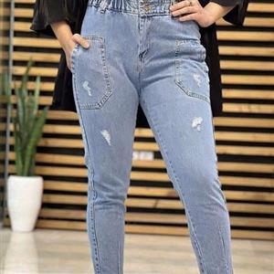 شلوار مام فیت زنانه . شلوار جین زنانه . شلوار جین مام فیت