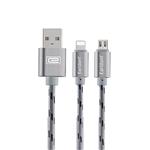 Earldom ET-889 USB To MicroUSB/Lightning Cable 1.2m