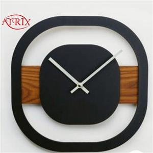 ساعت دیواری آتریکس کد B سایز 40در 40 سانتیمتر موتور بیصدا