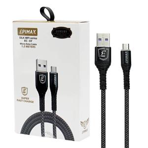 کابل میکرو یو اس بی فست شارژ Epimax EC-07 5A 1.2m