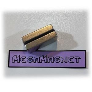 آهنربا نئودیمیوم 20x10x4 سوپرمگنت بلوک، مگامگنت سایز  20x10x4 mm بسته 2 عددی