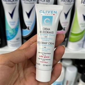 کرم دئودورانت 7 روزه کلیون برای تعریق شدید اصل ایتالیا cliven day deodorant 