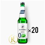 نوشیدنی ماءالشعیر خارجی بالتیکا روسی شیشه ای baltika (470 میل) بدون الکل باکس 20 عددی 