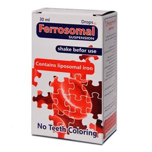 قطره فروزومال سوسپانسیون سیمرغ داروعطار 7 میلی گرم 30 لیتر Ferrosomal suspension 30ml 