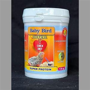 غذای کمکی مخصوص طوطی سانان برند بیبی برد مدل by201 ( وزن 130 گرمی )