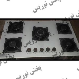 اجاق گاز صفحه ای شیشه ای سفید مدل S23W