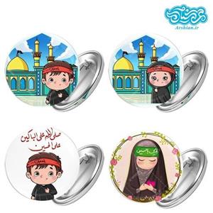 پیکسل سوزنی کودکانه با طرح امام حسین  بسته 20 عددی