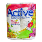 Active Roll Towels Paper Pack of 2