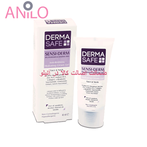 ژل پاک کننده صورت و دور چشم درماسیف Derma Safe Sensi Derm Cleansing Gel Anti Redness Face & Eye Contour For Dry, Intolerant & Sensitive Skin 150 ml