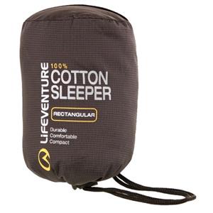 لاینر کیسه خواب Lifeventure - Cotton Sleeper Rectangular 