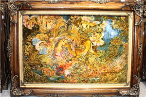 تابلو فرش دایره هستی کد 1874