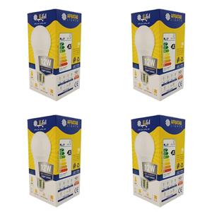 پک 4 تایی لامپ ال ای دی 12 وات حبابی افراتاب سرپیچ E27