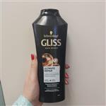 شامپو گلیس مشکی ترمیم کننده موهای خشک و آسیب دیده شدید 500 میل GLISS ULTIMATE REPAIR SHAMPOO