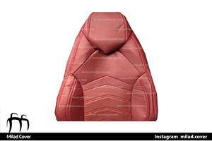 روکش صندلی ریسپکت چرم رنگ زرشکی