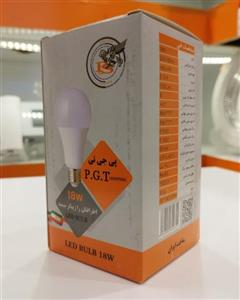 لامپ 18 وات حبابی LED پی جی تی PGT