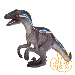 فیگور دایناسور ولوسیراپتور خمیده موجو Velociraptor Crouching 381022