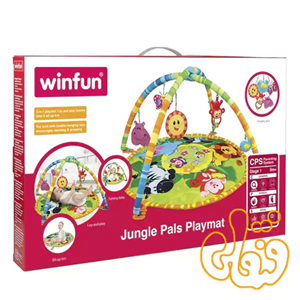 تشک بازی پلی جیم طرح جنگل وین فان Jungle Pals Playmat 827 