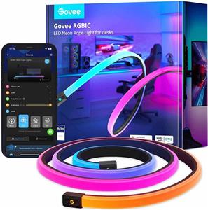ریسه مخصوص میز Govee RGBIC Neon Rope Lights for Desks 3M