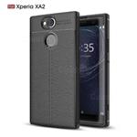 قاب محافظ ژله ای طرح چرم Becation Auto Focus Case Sony Xperia XA2