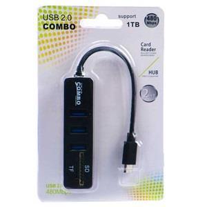 هاب دو کاره USB 2.0 Type-C HubRAM Reader