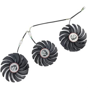 فن کارت گرافیک ام اس آی MSI RTX3060/3070/3080/3090 Gaming X TRIO (سه عدد فن کپی)
