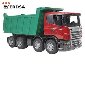 ماشین بازی برودر مدل کامیون تخلیه‌کننده Scania