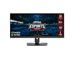 مانیتور LED مدل MPG341QR ام اس آی سایز 34 اینچ