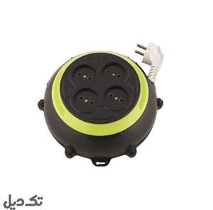 چهارخانه ساده سیم جمع کن مدل سفینه با سیم 5 متری وحدت الکتریک