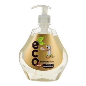 مایع دستشویی طلایی ایکومویست حاوی گلیسیرین روغن بادام و زیتون 525 گرمی Eco 