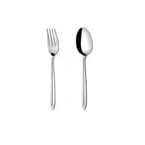 سرویس قاشق و چنگال 12 پارچه ناب استیل مدل Palermo