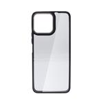 گارد دور سیلیکونی پشت شفاف برلیا Honor X8 5G Clear Metal Case