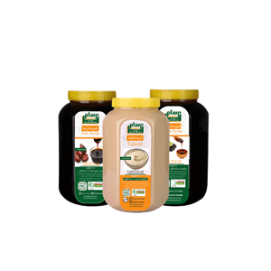 ارده 2200 گرمیشیره خرما 2900 گرمیشیره انگور 2900 گرمی