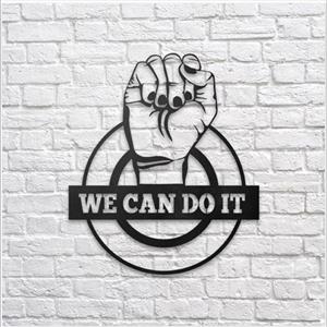 تابلو مینیمال رومادون طرح We Can Do It کد 1326 