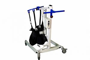 بالابر بیمار برقی  مخصوص خودرو به همراه جلیقه مخصوص و باتری