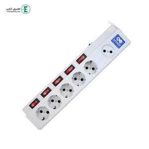 چند خانه فیوز دار با کابل 5 متری پارت الکتریک