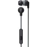 هندزفری با سیم Inked plus  اسکال کندی-مشکی/خاکستری - Skullcandy Inkd  In-Ear Headphones with Mic -Black/Gray